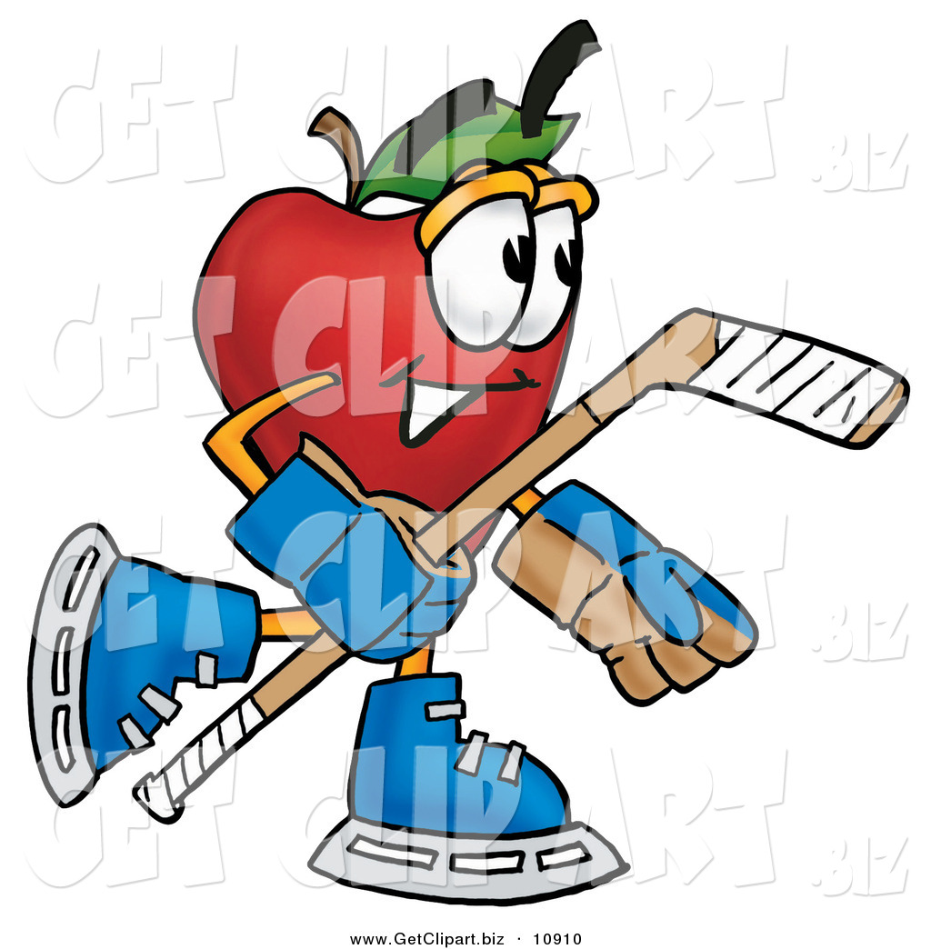 1024x1044 Red Ice Hockey Stick Clipart