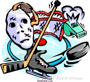 300x273 Hockey, Goalie Mask, Stick, Whistle Vector Clip Art