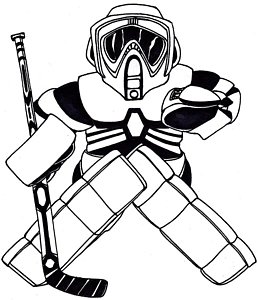 258x300 Hockey Goalie