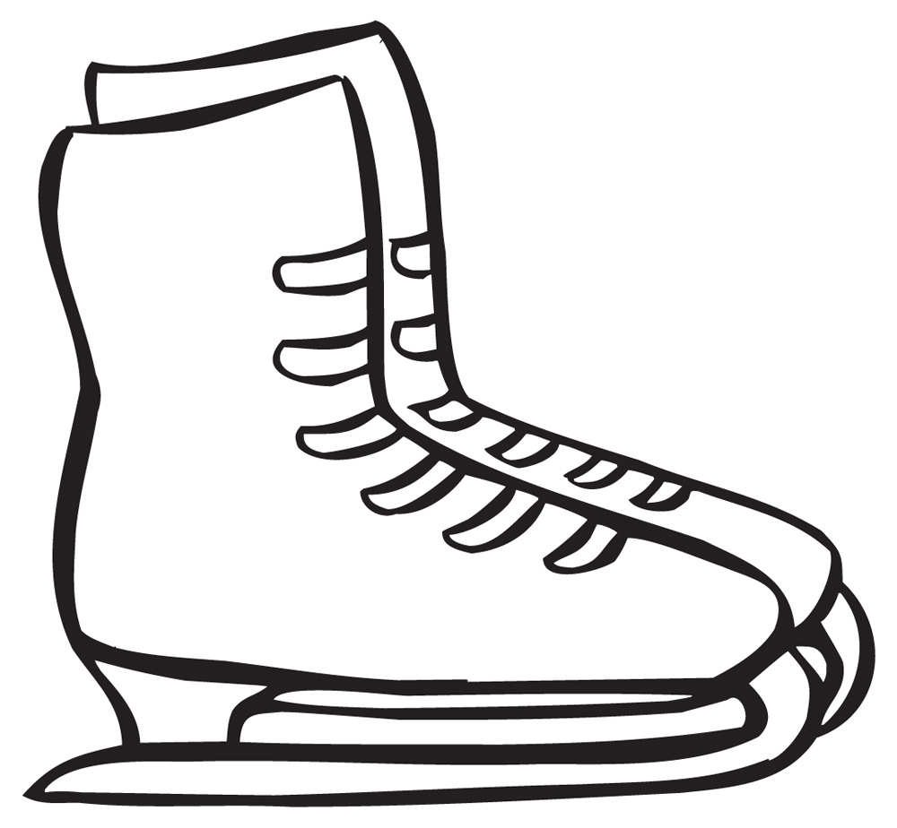 1000x924 Clip Art Hockey Skate Clipart 1938960