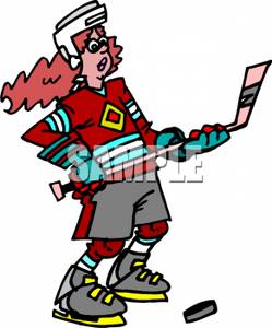 249x300 Female Hockey Player