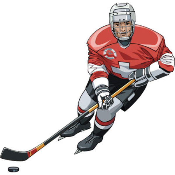 600x600 Hockey Player Free Images