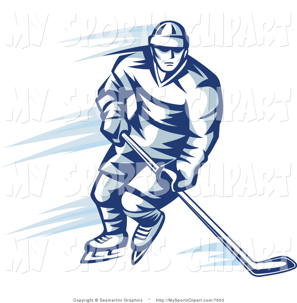 1024x1044 Sports Clip Art Of A Hockey Player By Vector Tradition Sm