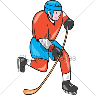 325x325 Ice Hockey Player Gl Stock Images