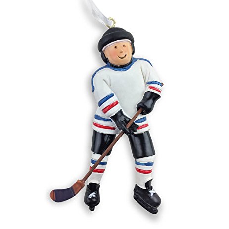 463x463 Hockey Player Christmas Ornament Hockey Ornaments By
