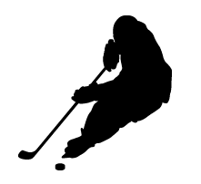 221x203 Hockey Silhouette Clipart 1975879