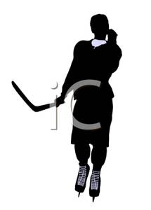 215x300 Silhouette Of A Hockey Player