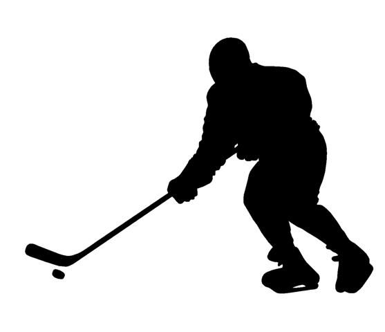 557x480 Big Collection Of Vector Ice Hockey Players Silhouettes. Sports