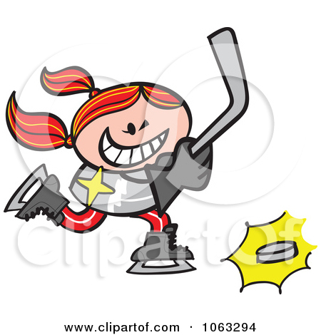 450x470 Cartoon Hockey Player Clipart