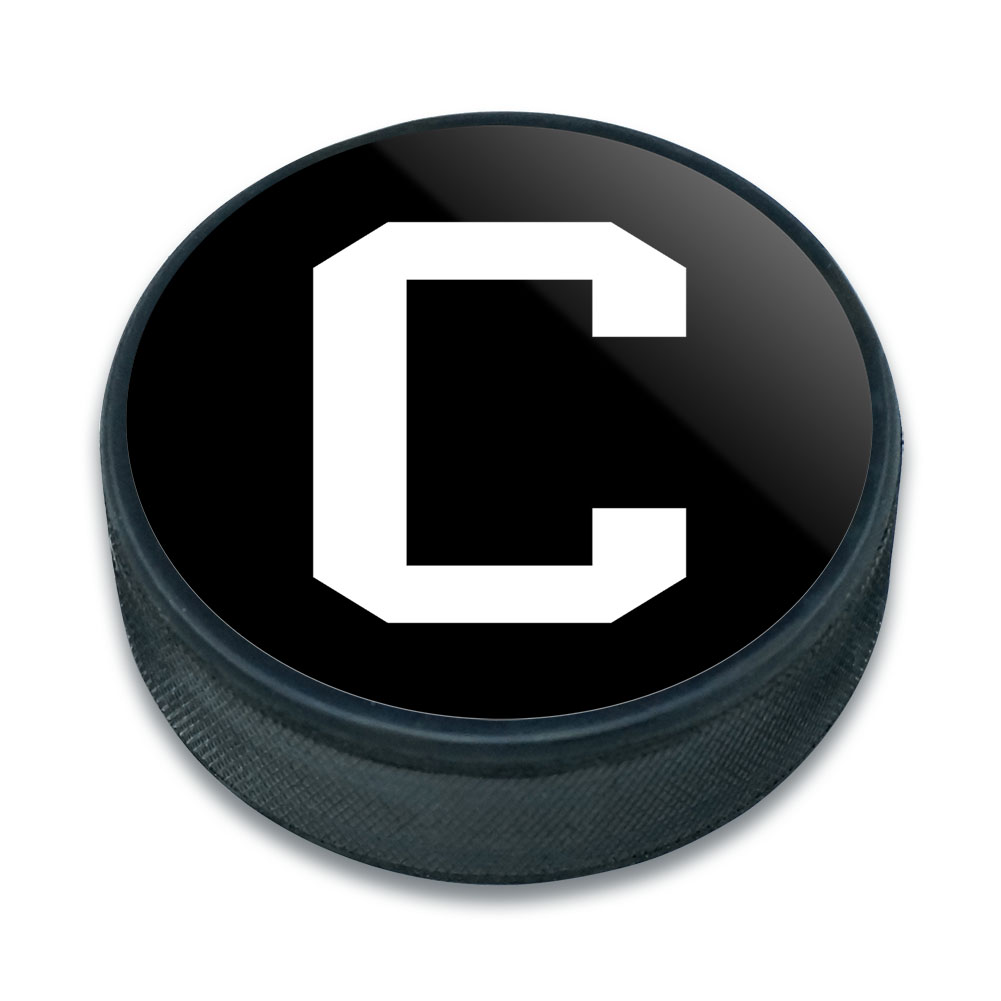 1001x1001 Ice Hockey Puck Letter Initial Black White Ebay