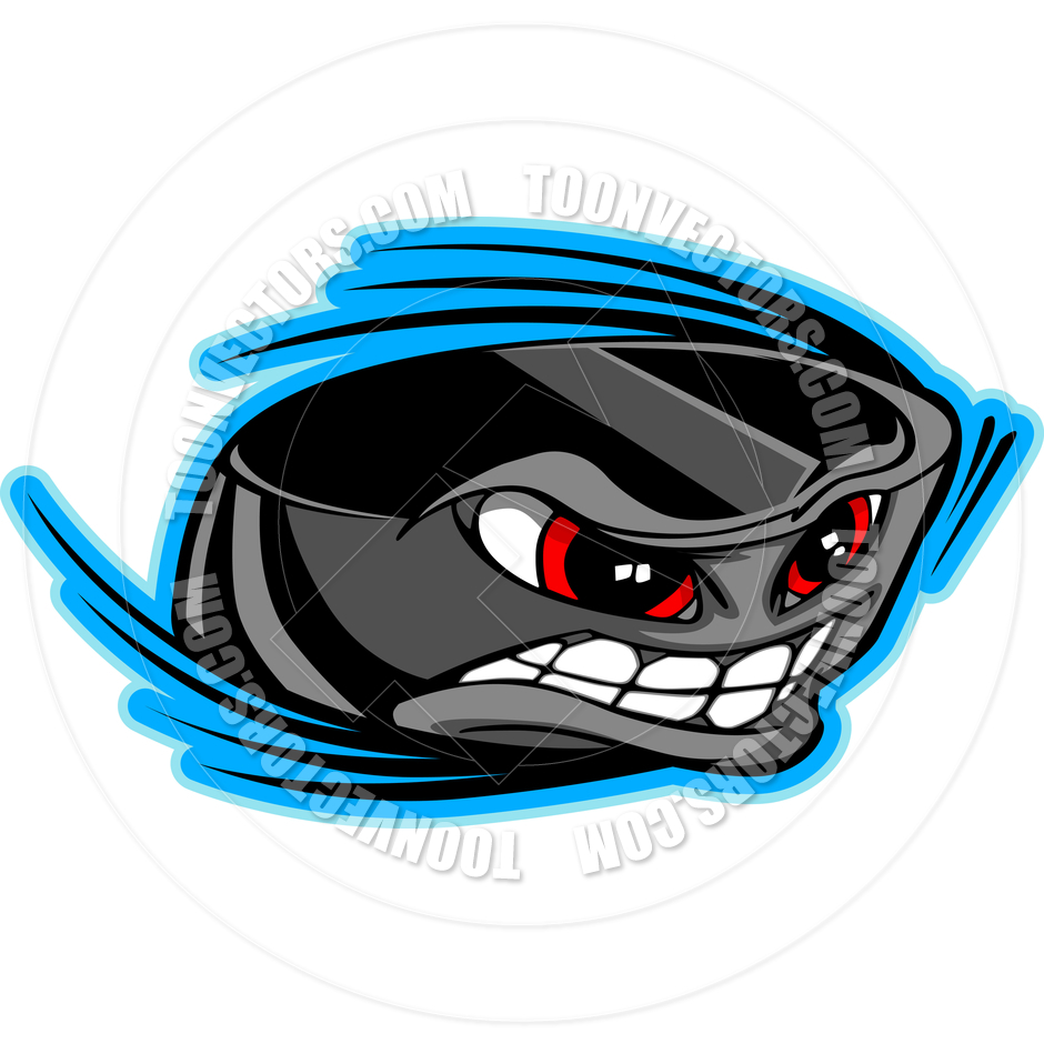 940x940 Ice Hockey Puck Face Cartoon Vector Image By Chromaco Toon