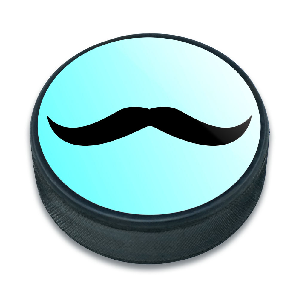 1001x1001 Ice Hockey Puck Funny Nerdy Mustache Ebay