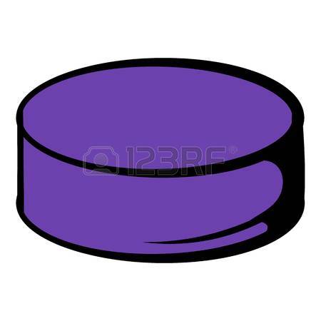 450x450 Ice Hockey Puck Icon, Flat Style Royalty Free Cliparts, Vectors