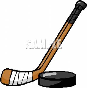 298x300 Image A Hockey Puck And Stick