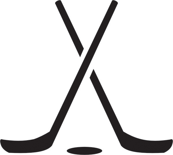600x535 Hockey Stick Clip Art