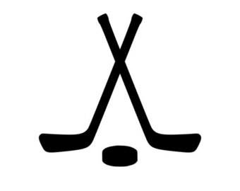 340x270 Hockey Sticks Clipart