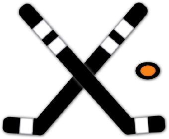 340x279 Hockey Sticks And Puck Clip Art