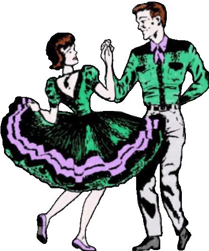 416x500 Square Dance Clipart