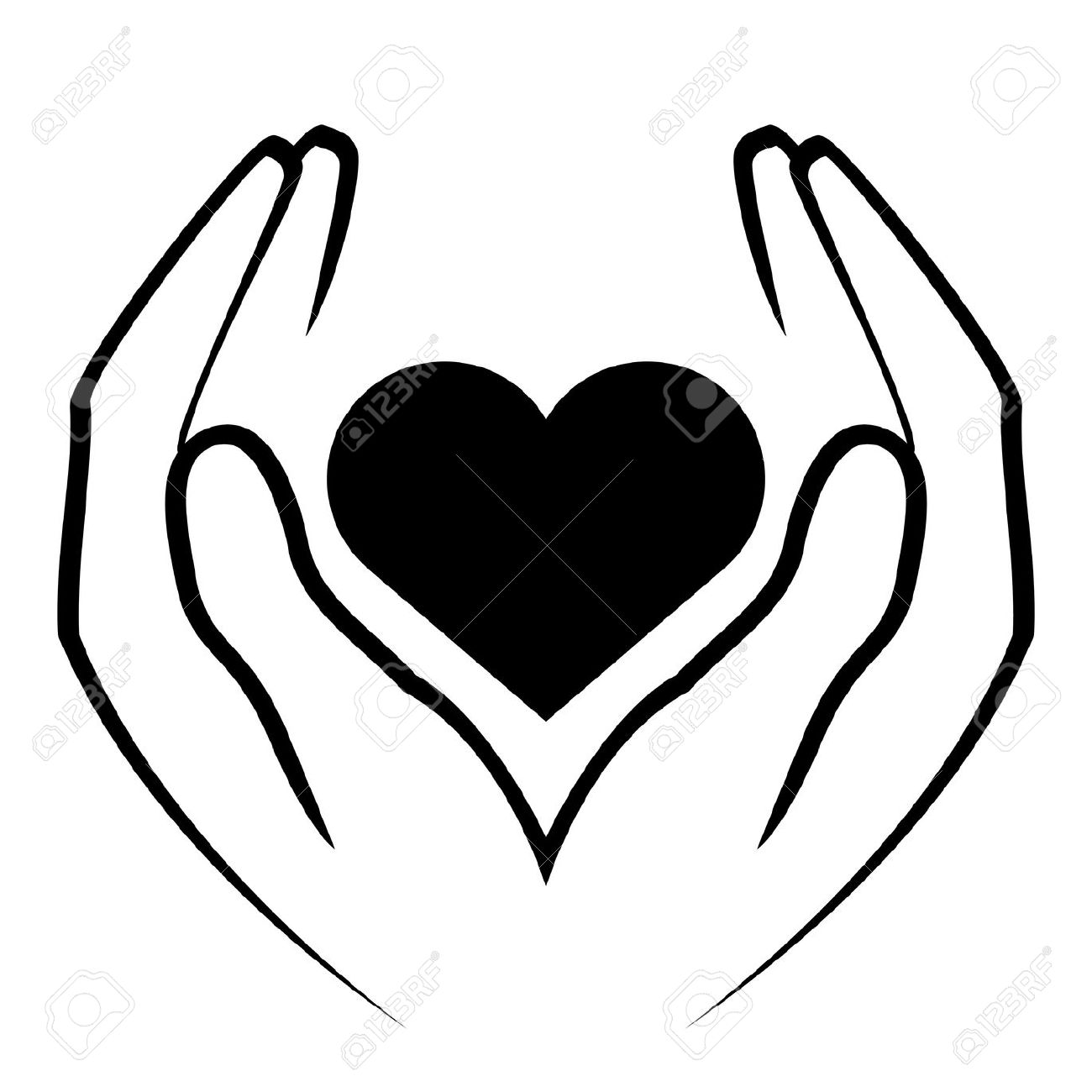 1300x1300 Hands Holding Heart Clipart 101 Clip Art