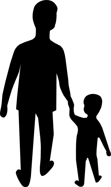 354x597 Parent And Child Holding Hands Clip Art