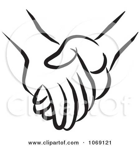450x470 Holding Hands Clipart In Black And White 101 Clip Art On Clipart