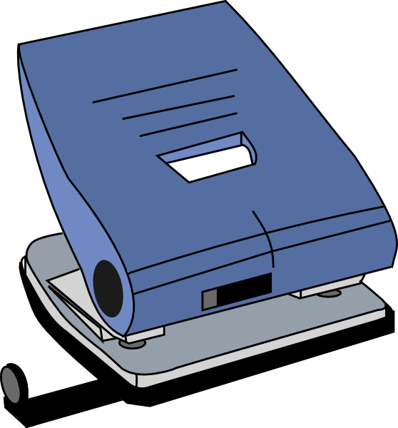 558x600 Hole Puncher Clip Art