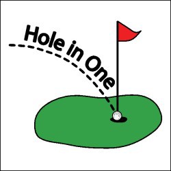 250x250 Golf Hole In One