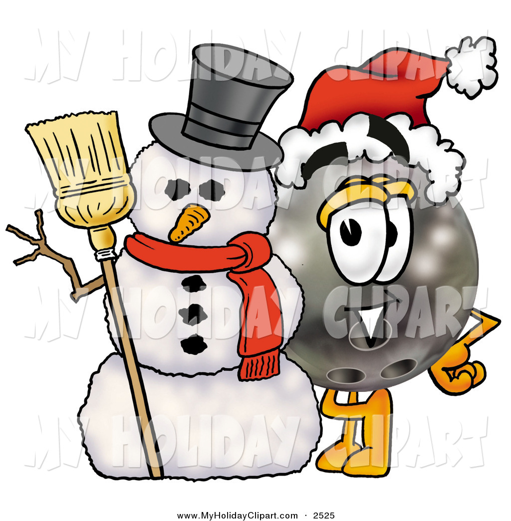 1024x1044 Cliprt Of Festive Bowling Ball Mascot Cartoon Character