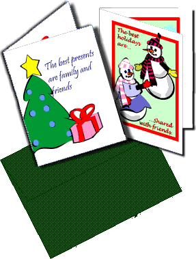 287x379 Cards Clipart Holiday Card