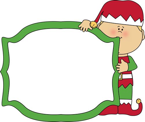 500x422 Elf Holiday Clipart