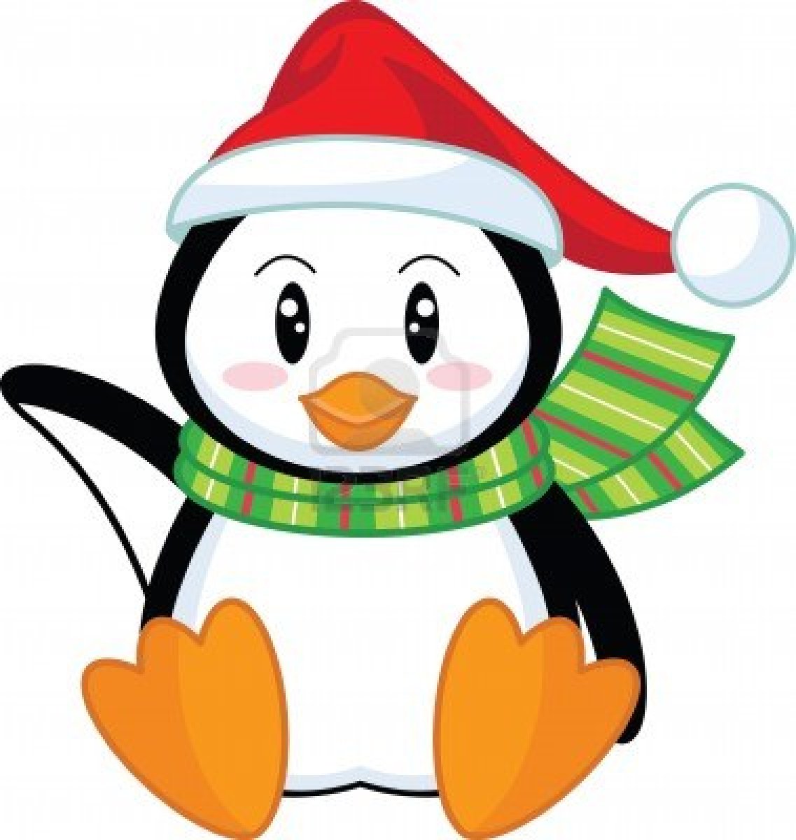 1137x1200 Cute Christmas Penguin Clipart