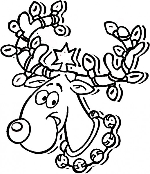 517x600 Christmas Holiday December With Light Bulb Picture Coloring Pages