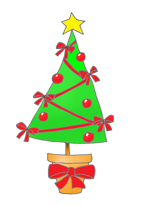 498x719 Christmas Tree Clip Art