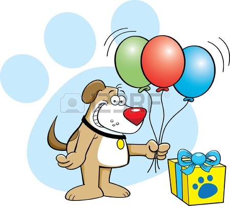 450x403 Dog Party Clip Art