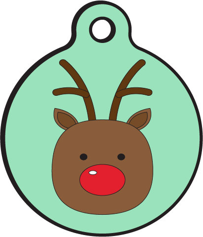 412x480 Holiday Reindeer