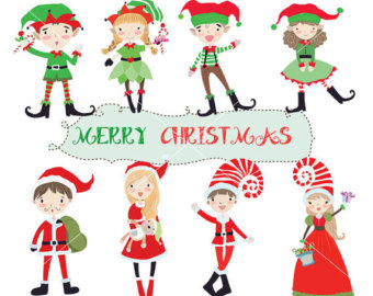 340x270 Elf Clipart Etsy