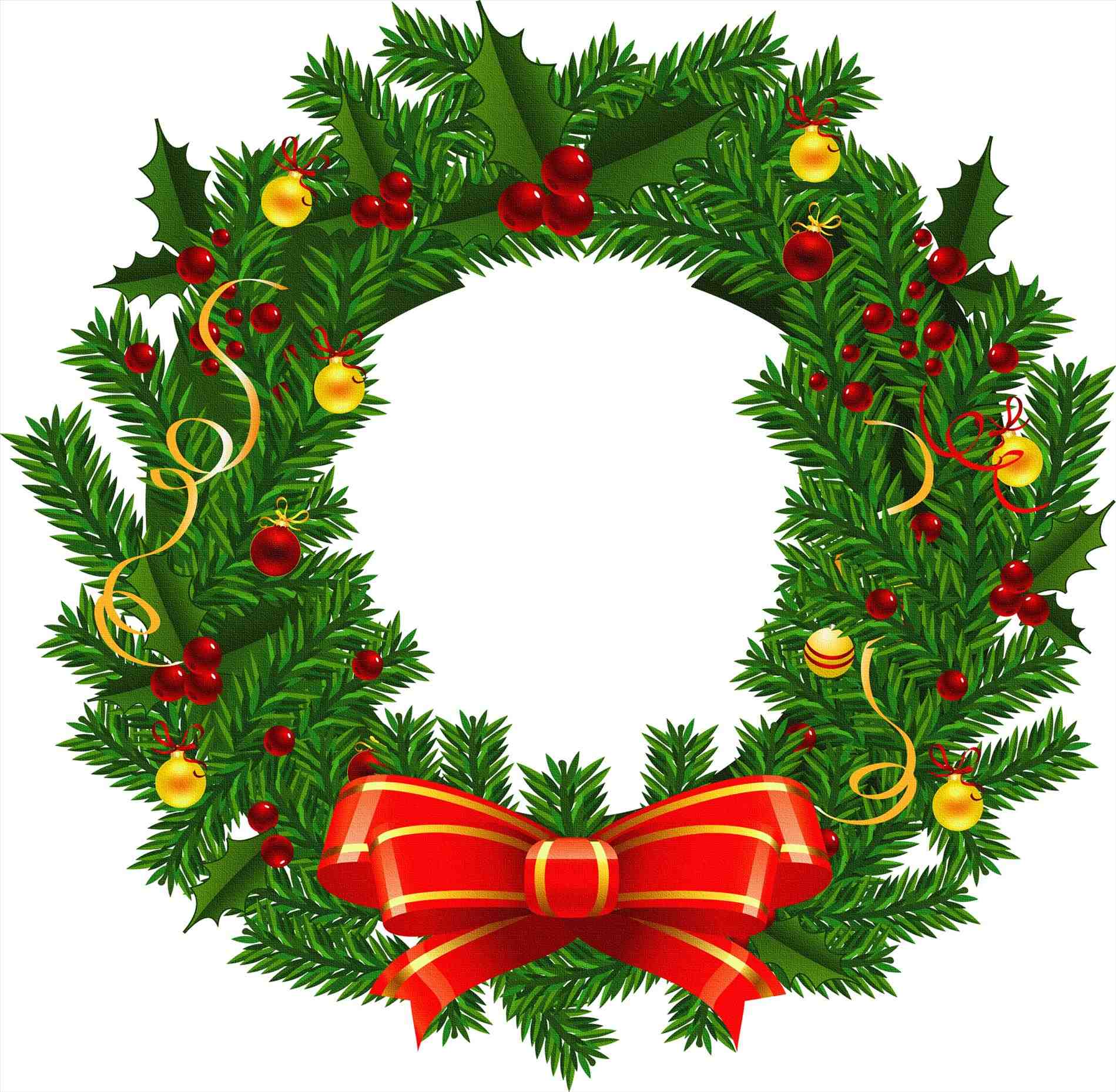 Holiday Garland Clipart | Free download on ClipArtMag