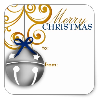 324x324 Christmas Bells Stickers Zazzle