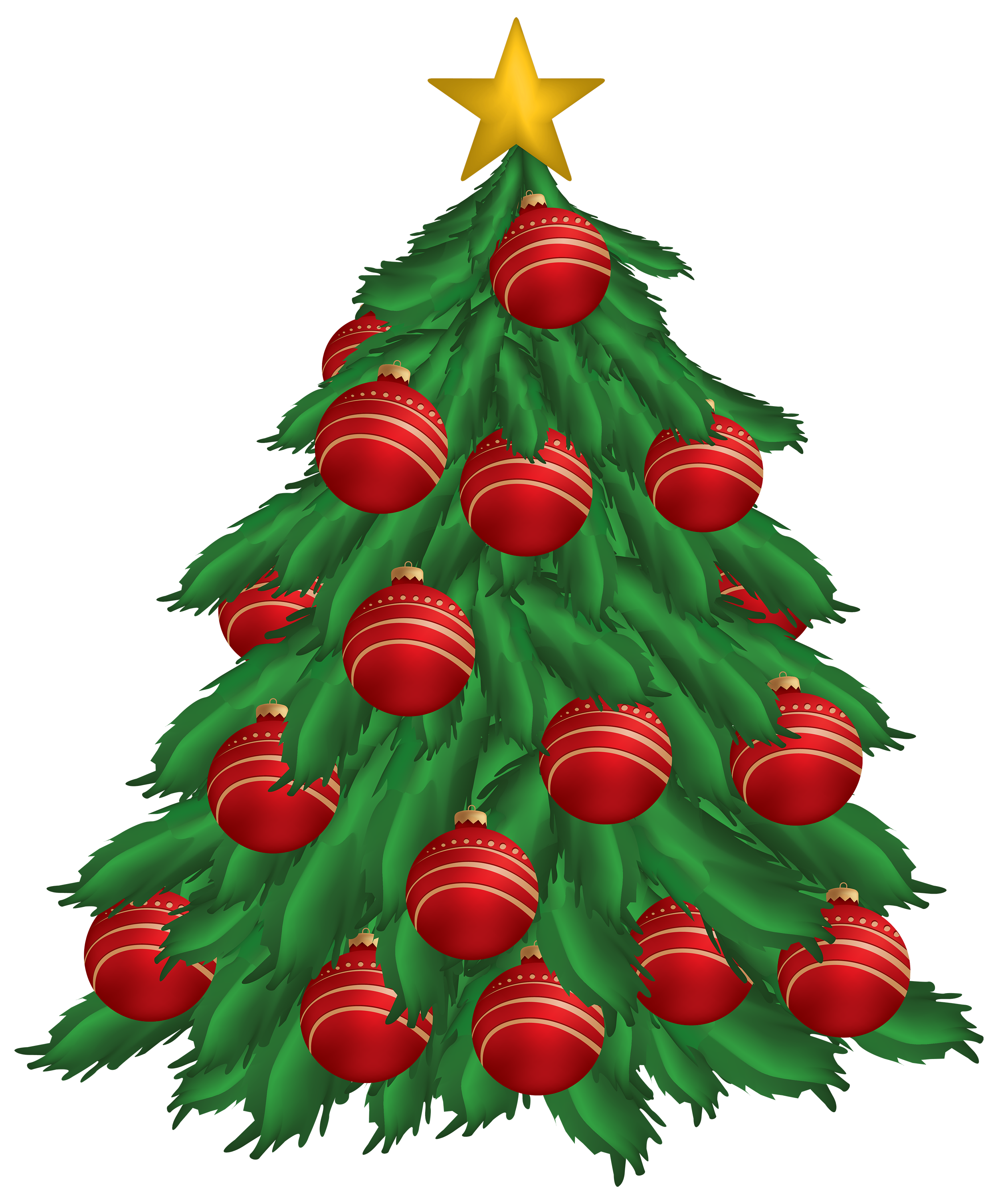 2500x3015 Red And Green Christmas Ornaments Clipart