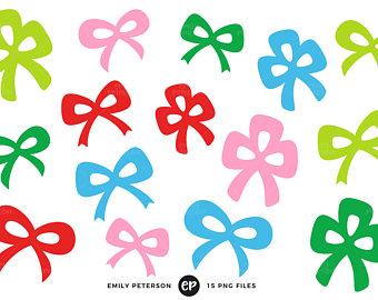 340x270 Bows Clipart Etsy