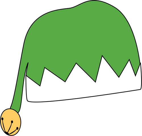 500x478 Green Elf Hat Clip Art