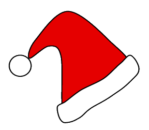 308x269 Mini Clipart Santa Hat