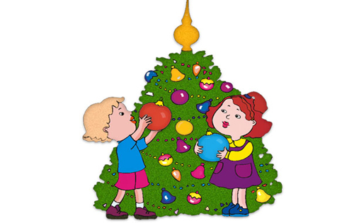 500x315 Christmas House Decorations Clip Art Happy Holidays!