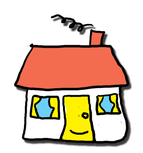 500x535 Holiday Cottage Clipart