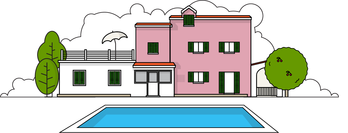 1163x446 Holiday Home Koprivno