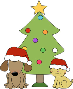 250x306 Holiday Dog Clipart