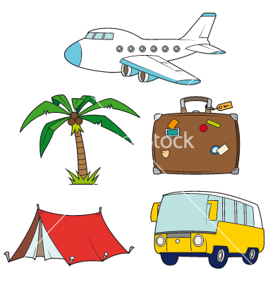 380x400 Holiday Travel Clipart