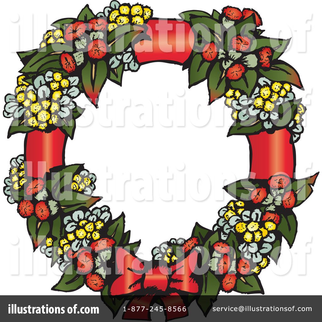 1024x1024 Christmas ~ Holiday Clipart Christmas Wreath Clip Art Transparent