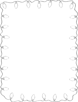 270x350 Free! Retro Holiday Lights Border By Teacher Thrive Tpt