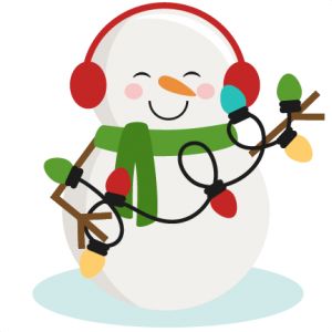 300x300 Christmas Lights Clipart Cute